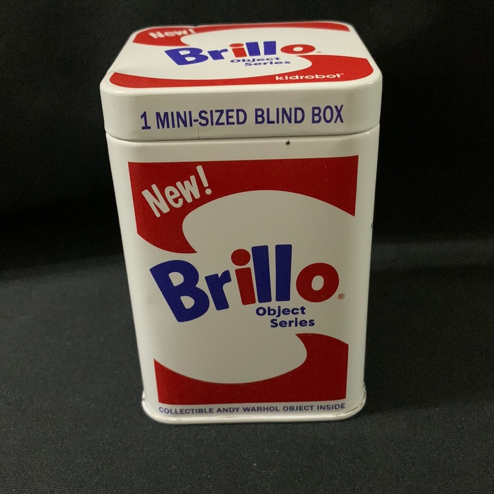 Andy Warhol mini tin Brillo replica box